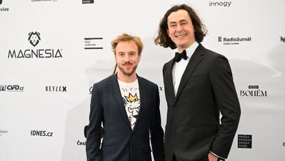 FOTO: Mikuláš Minář překvapil svou účastí na udílení cen Český lev.