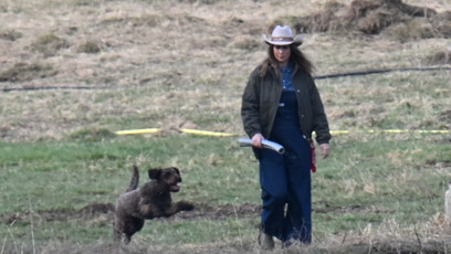 FOTO: Radana Kotková dováděla se psem.