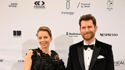 FOTO: David Švehlík s manželkou Vendulou.