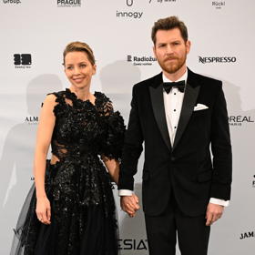 David Švehlík s manželkou Vendulou. 