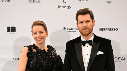 FOTO: David Švehlík s manželkou Vendulou.