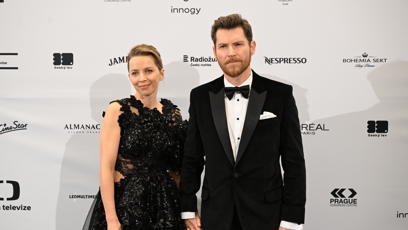 FOTO: David Švehlík s manželkou Vendulou.