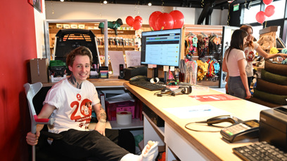 FOTO: Vojta Drahokoupil měl dobrou náladu.