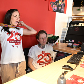 Herečka Bára Jánová se předváděla.