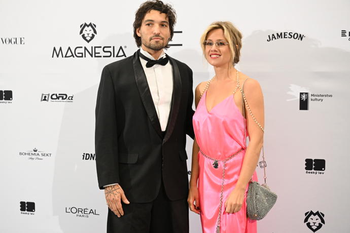 FOTO: Jordan Haj a Emma Smetana nemohli chybět na udílení cen Český lev.