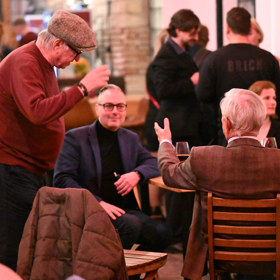 Jiří Lábus dorazil na afterparty v pozdějších večerních hodinách.