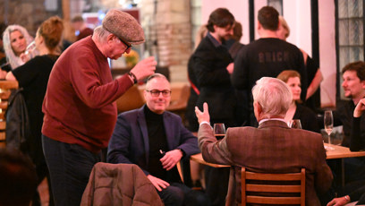 FOTO: Jiří Lábus dorazil na afterparty v pozdějších večerních hodinách.