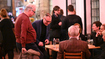 FOTO: Jiří Lábus si přisedl k Miroslavu Donutilovi.