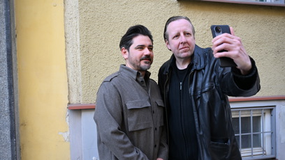 FOTO: Vojta Kotek se ochotně fotil s fanoušky.