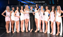 Na tiskové konferenci byla představena i korunka pro královnu krásy.