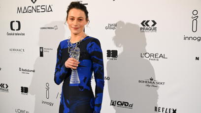 FOTO: Johana Matoušková si odnesla sošku za nejlepší výkon v hlavní roli v seriálovém díle (Studna).