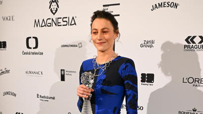 FOTO: Johana Matoušková si odnesla sošku za nejlepší výkon v hlavní roli v seriálovém díle (Studna).