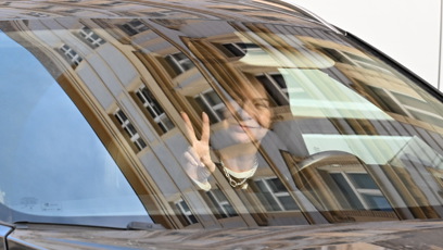 FOTO: Anna K. měla dobrou náladu.