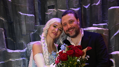 FOTO: Felix Slováček mladší s Evou Burešovou.