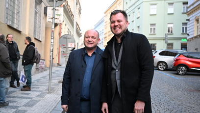 FOTO: Na oslavu dorazil i David Novotný.