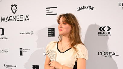 FOTO: Kateřina Falbrová slaví coby začínající herečka obrovský úspěch. Za roli ve snímku Sbormistr získala Českého lva.