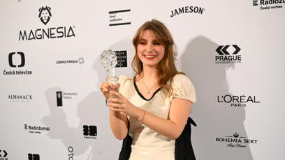 FOTO: Kateřina Falbrová slaví coby začínající herečka obrovský úspěch. Za roli ve snímku Sbormistr získala Českého lva.