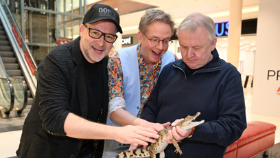 FOTO: Ze slavnostního zahájení výstavy a výtvarné soutěže „Krokodýli v EUROPARKu“.