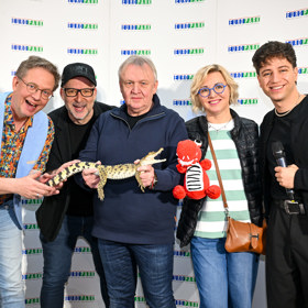 Ze slavnostního zahájení výstavy a výtvarné soutěže „Krokodýli v EUROPARKu“