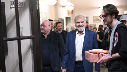 FOTO: Zdeněk Svěrák měl skvělou náladu.