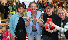 Ze slavnostního zahájení výstavy a výtvarné soutěže „Krokodýli v EUROPARKu“