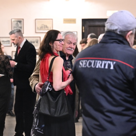 Karel Šíp na oslavě narozenin Zdeňka Svěráka.