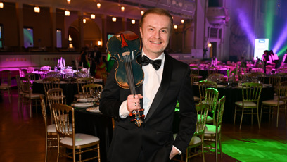 FOTO: Pavel Šporcl na Plese potravinové banky.