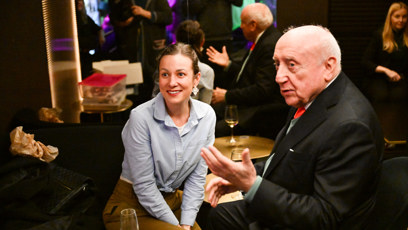 FOTO: Felix Slováček s lékařkou své dcery.