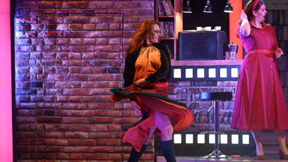 FOTO: Denisa Nesvačilová během představení.