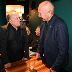 Na poslední rozloučení dorazil Petr Janda. 