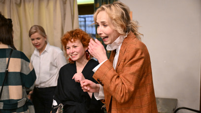 FOTO: Jana Plodková měla velmi dobrou náladu.