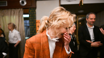 FOTO: Jana Plodková si večer velmi užívala.