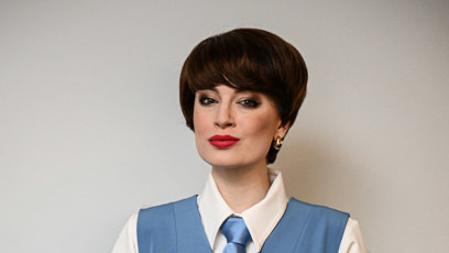 FOTO: Michaela Pecháčková zpívá v muzikálu Andělé.