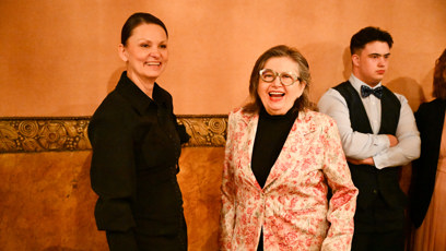 FOTO: Melíšková a Kronerová s dobrou náladu.