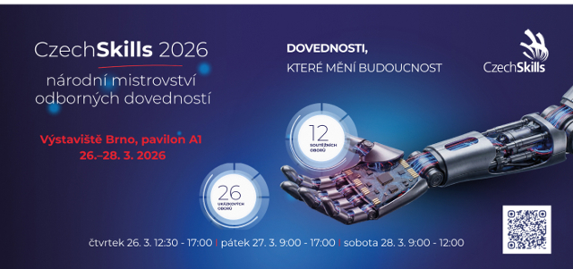 Přemýšlíte, kam zajít v Brně? Pavel Liška i hvězdný Xnapy lákají na souboj mladých talentů a neobvyklé zážitky na CzechSkills