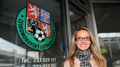 FOTO: Markéta Haindlová se věnuje kauzám spojeným s fotbalem.