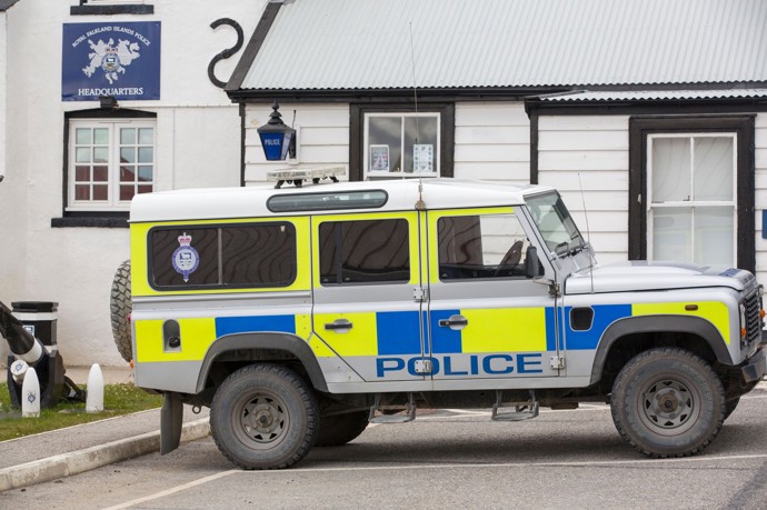FOTO: Policie v Paraguayi.