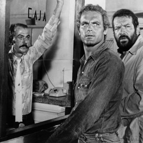 Terence Hill a Bud Spencer v dobách své největší slávy.