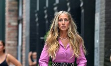 Sarah Jessica Parker během natáčení pokračování seriálu Sex ve městě.