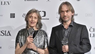 FOTO: Irena Havlová a její manžel Vojtěch Havel získali Českého lva.