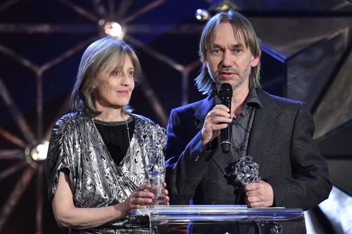 FOTO: Irena Havlová při přebírání Českého lva. – stránka 3