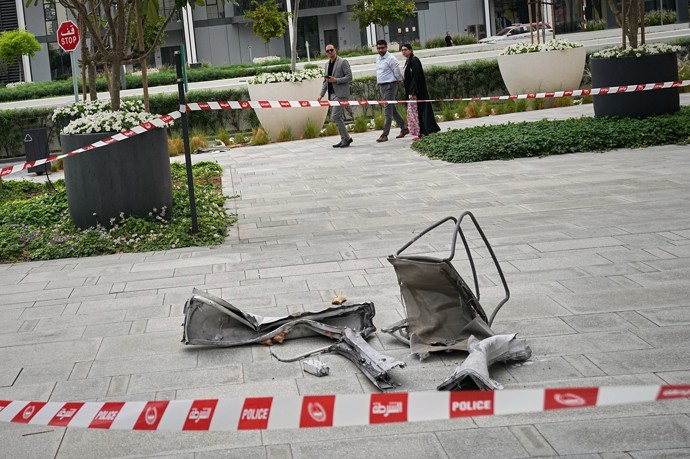 FOTO: Zbytky dronu co útočil v Dubaji, – stránka 4