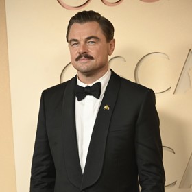 Leonardo DiCaprio s knírkem. 