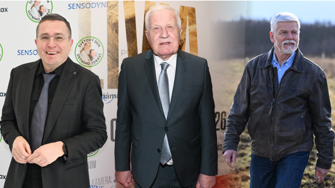 Foto k tématům Václav Klaus, Roman Šmucler, Petr Pavel