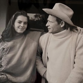 Bára Kodetová se svým tatínkem Jiřím Kodetem.