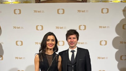 FOTO: Anna Vojtěchovská na akci České televize.