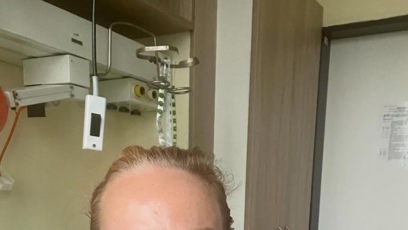 FOTO: Kristina Kloubková v nemocnici.