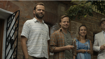 FOTO: Kryštof Hádek, Lukáš Langmajer, Tereza Ramba a Miroslav Táborský ve filmu 3Bobule.