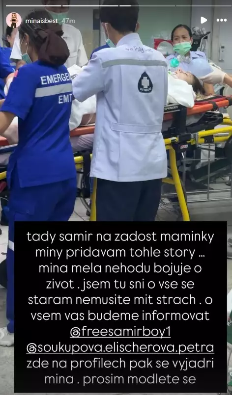 FOTO: Vyjádření Samkira Marginy z místa.