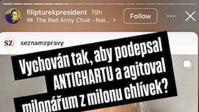 FOTO: Filip turek opět budí kontroverze.